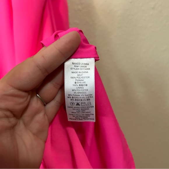 Naked Zebra | Pink Cocktail Dress - Picture 4 of 9